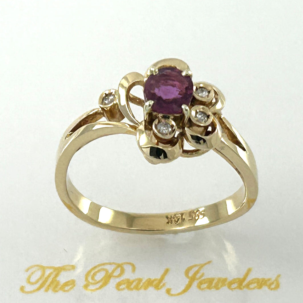 3200412-14k-Solid-Yellow-Genuine-Diamonds-Oval-Natural-Red-Rubies-Cocktail-Ring