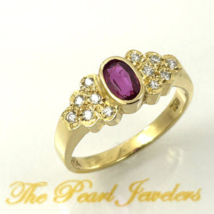 3200912-18k-Solid-Yellow-Gold-Genuine-Diamond-Natural-Red-Ruby-Solitaire-Ring