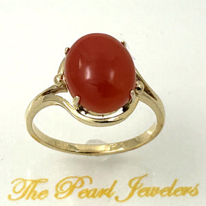 3201062-Real-14K-Gold-Beautiful-Unique-Genuine-Natural-Red-Coral-Ornate-Ring