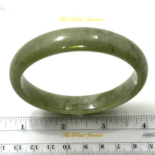 Load image into Gallery viewer, 4700042-Natural-Jadeite-Hand-Carved-Modern-Round-Solid-Bangle