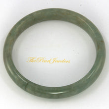 Load image into Gallery viewer, 4700044-Natural-Jadeite-Hand-Carved-Modern-Round-Solid-Bangle