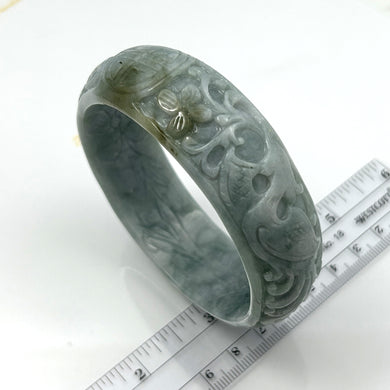 4700071-Jadeite-Hand-Carving-Dragon-Phoenix-On-This-Solid-Bangle