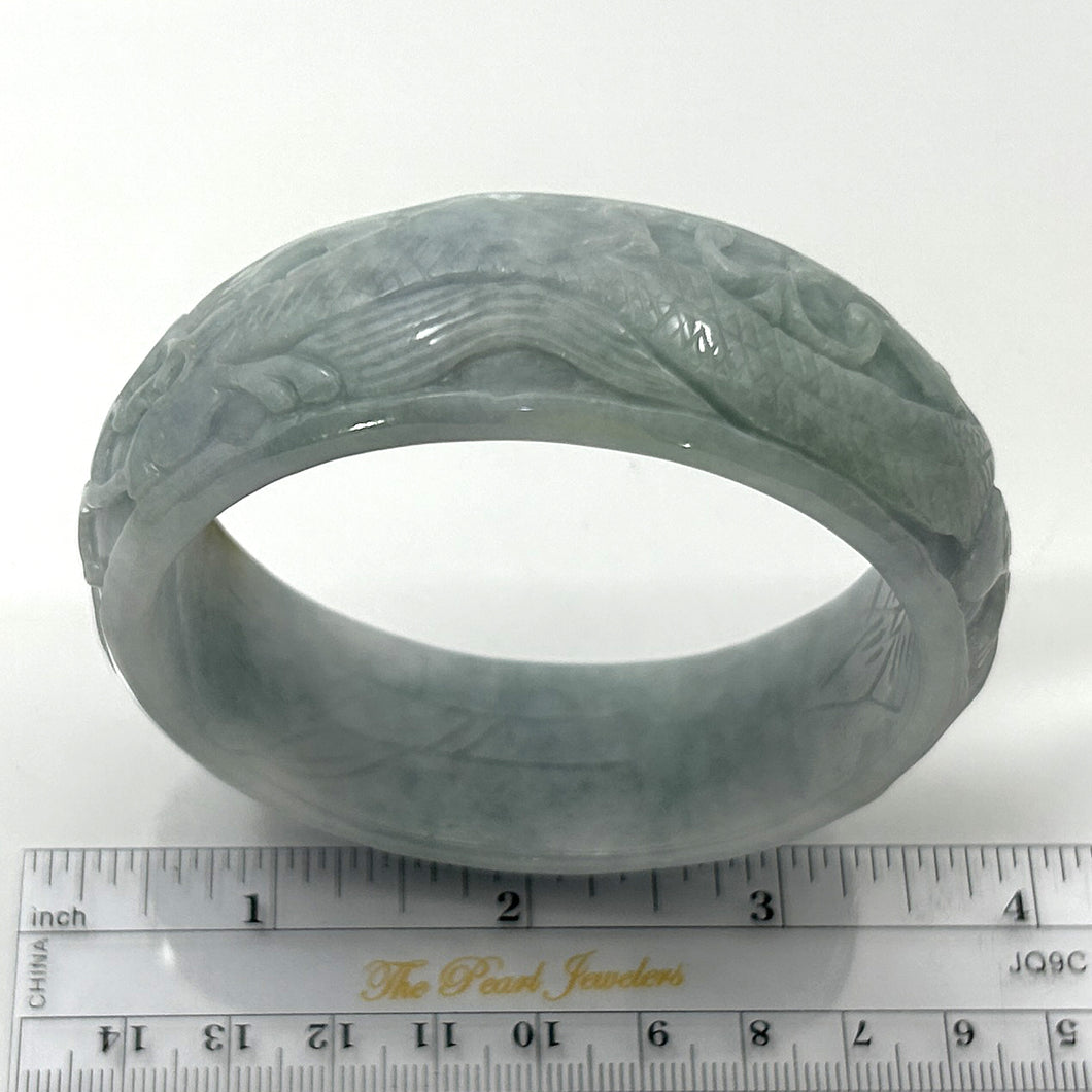 4700072-Jadeite-Hand-Carving-Dragon-Lepus-On-This-Solid-Bangle