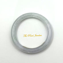 Load image into Gallery viewer, 4700092-Natural-White-Jadeite-Hand-Carved-Round-Solid-Bangle