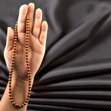 Load image into Gallery viewer, 6.5-7.5mm Chocolate Pearl Lobster Clasp Necklace