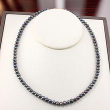 Load image into Gallery viewer, Mini Peacock Freshwater Pearl Strand Necklace with 14K Gold-Filled Clasp