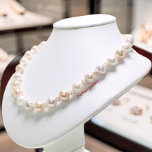 Load image into Gallery viewer, Keshi &amp; Multicolor Freshwater Pearl Necklace with 925 Silver Toggle Clasp