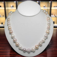 Load image into Gallery viewer, Keshi &amp; Multicolor Freshwater Pearl Necklace with 925 Silver Toggle Clasp