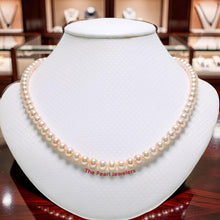Load image into Gallery viewer, Peach Freshwater Cultured Pearl Necklace with Gold-Filled Clasp