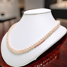 Load image into Gallery viewer, Peach Freshwater Cultured Pearl Necklace with Gold-Filled Clasp