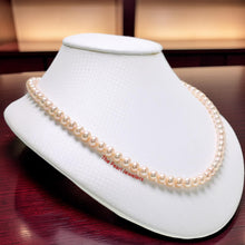 Load image into Gallery viewer, Peach Freshwater Cultured Pearl Necklace with Gold-Filled Clasp