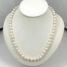 Load image into Gallery viewer, 600726G26-WHITE GENUINE QUALITY CHINESE AKOYA CULTURED PEARL NECKLACE