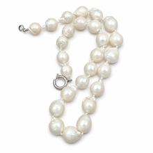 Load image into Gallery viewer, 11–14mm Baroque Pearl Necklace with Spring Clasp – 18”