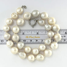 Load image into Gallery viewer, 620392G45E- WHITE PEARL 11MM - 14MM FRESHWATER PEARL NECKLACE