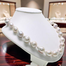 Load image into Gallery viewer, Large Baroque Pearl Necklace with 14k Yellow Gold Clasp