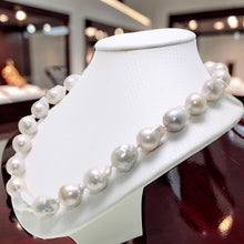 Load image into Gallery viewer, Large Baroque Pearl Necklace with 14k Yellow Gold Clasp