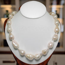 Load image into Gallery viewer, Romantic Baroque Pearl Necklace with 14k Yellow Gold – 20”
