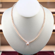 Load image into Gallery viewer, Genuine Pale Pink Freshwater Pearl Adjustable Necklace