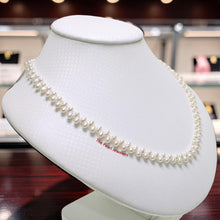 Load image into Gallery viewer, Mini White Freshwater Pearl Lei Necklace