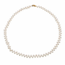 Load image into Gallery viewer, Mini White Freshwater Pearl Lei Necklace