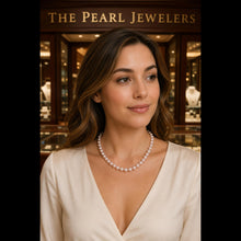 Load image into Gallery viewer, Baroque Peach Pearl Necklace – 24” Hand-Knotted with .925 Toggle Clasp