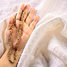 Load image into Gallery viewer, Golden-Green Keshi Pearl Necklace