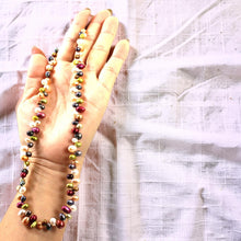 Load image into Gallery viewer, Hawaiian Rainbow Freshwater Pearl Necklace – Silver Clasp