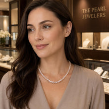 Load image into Gallery viewer, Pink Small Baroque Pearl Necklace