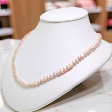 Load image into Gallery viewer, Pink Small Baroque Pearl Necklace