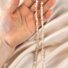 Load image into Gallery viewer, Pink Small Baroque Pearl Necklace