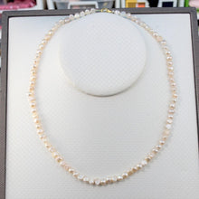 Load image into Gallery viewer, Peach Baby Baroque Pearl Necklace