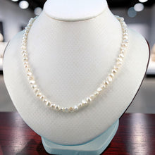 Load image into Gallery viewer, White Baby Baroque Pearl Necklace