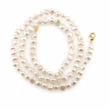 Load image into Gallery viewer, White Baby Baroque Pearl Necklace
