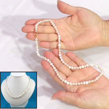 Load image into Gallery viewer, 640265G26-White-Small-Baroque-Freshwater-Pearl-Simple-Style-Necklace
