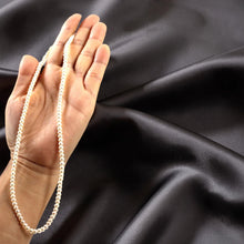 Load image into Gallery viewer, 4mm White Button Pearl Strand Necklace