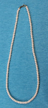 Load image into Gallery viewer, 4mm White Button Pearl Strand Necklace