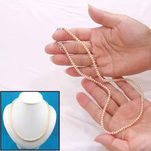 Load image into Gallery viewer, 640543S33-Genuine-Pink-Mini-Pearls-Adjustable-Necklace-.925-Silver-Clasp