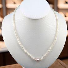 Load image into Gallery viewer, Pink Pearl Pendant Necklace – 14k Gold Details