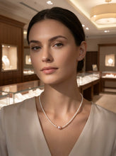Load image into Gallery viewer, Pink Pearl Pendant Necklace – 14k Gold Details