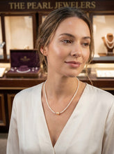 Load image into Gallery viewer, Yellow Pearl Pendant Necklace – 14k Gold Choker