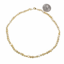 Load image into Gallery viewer, Golden Yellow Baroque Pearl Necklace – Simple Style