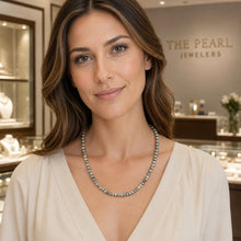 Load image into Gallery viewer, Dark Gray Baby Baroque Pearl Necklace