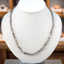 Load image into Gallery viewer, Gray Baby Baroque Pearl Necklace