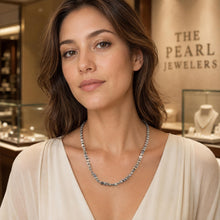 Load image into Gallery viewer, Gray Baby Baroque Pearl Necklace
