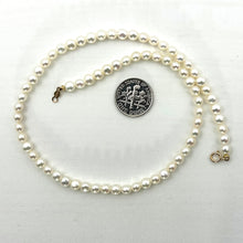 Load image into Gallery viewer, 643078G36-Simple-Beautiful-White-Cream-Mini-Pearls-Necklace