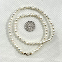 Load image into Gallery viewer, 643078G36-Simple-Beautiful-White-Cream-Mini-Pearls-Necklace