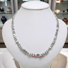 Load image into Gallery viewer, Silver Gray Baroque Pearl Necklace