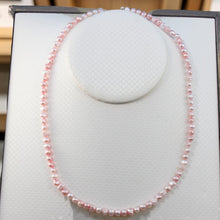 Load image into Gallery viewer, Misty Rose Small Baroque Pearl Necklace