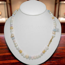 Load image into Gallery viewer, Multi-colored freshwater baroque pearls Necklace