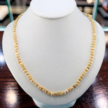 Load image into Gallery viewer, Golden Small Baroque Pearl Necklace